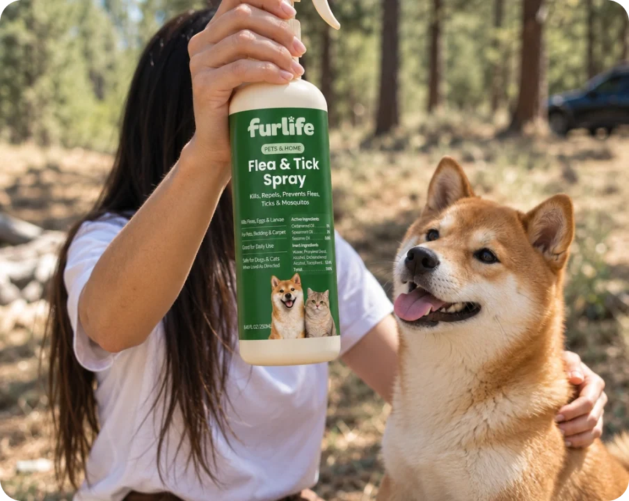 All Natural Flea & Tick Spray for Dogs and Cats (TEST)